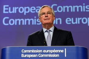 EU-onderhandelaar Barnier. beeld AFP