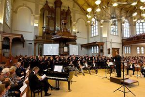 Oranjeconcert in de Grote Kerk in Apeldoorn. beeld RD, Anton Dommerholt