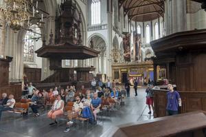 Middagconcert vrijdag in de Nieuwe Kerk Amsterdam. beeld Ronald Bakker