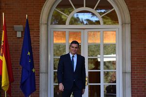 De Spaanse premier Pedro Sanchez. beeld AFP, Gabriel Bouys