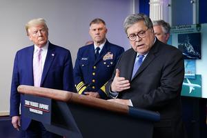 Barr (rechts). beeld AFP