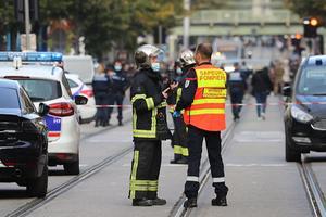 Het gaat om het tweede extreme geweldsincident in korte tijd in Frankrijk. beeld AFP, Valery HACHE