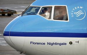 Pilotenvakbond VNV is akkoord met een loonoffer voor de duur van de noodlening aan KLM die het kabinet bereid is te verstrekken. beeld ANP, Koen van Weel