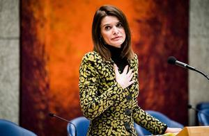 Staatssecretaris Barbara Visser (VVD, Defensie) ging tijdens het debat over het afblazen van de marinierskazerne, op 20 februari van dit jaar, door het stof. beeld ANP, Bart Maat