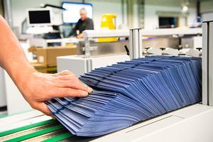 De printstraat op de afdeling ICT van de Belastingdienst. beeld ANP