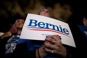 Bernie Sanders is de grote favoriet om zaterdag de voorverkiezingen in Nevada te winnen. beeld EPA