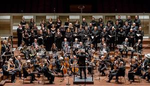 Het Orkest van de Achttiende Eeuw en Cappella Amsterdam in 2018. beeld Jan Hordeijk