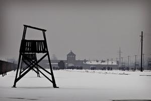 Het voormalig concentratiekamp Auschwitz en Birkenau, de plaats waar de meeste Joden werden vermoord. beeld Henk Visscher, RD