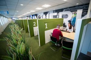 Interieur werkbedrijf UWV, locatie Delflandlaan. beeld ANP Jeroen Jumelet