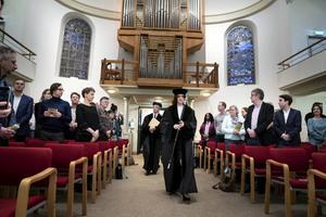 In Groningen werd dinsdag de twaalfde verjaardag van de Protestantse Theologische Universiteit (PThU) gevierd. beeld Reyer Boxem
