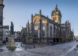 St Giles’ Cathedral in Edinburgh. beeld Getty Images/iStockphoto