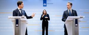 Rutte en De Jonge, beeld ANP, Bart Maat