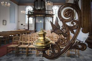 Het doopvont in de Johanneskerk Breda. beeld RD, Henk Visscher