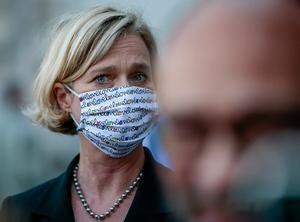 Delphine Boël bij de rechtbank in Brussel. beeld EPA, Olivier Hoslet