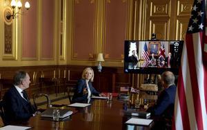 Het Verenigd Koninkrijk is niet alleen druk met het sluiten van een handelsdeal met de EU, maar ook met de Verenigde Staten. beeld AFP, Andrew Parsons