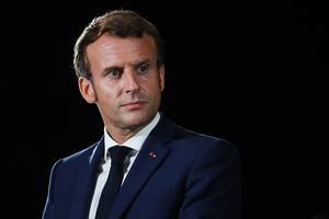 Macron. beeld Ludovic Marin / POOL / AFP