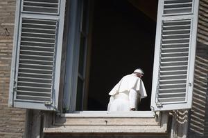 Paus Franciscus. beeld AFP, Alberto Pizzoli