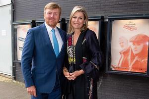 Koning Willem-Alexander en koningin Máxima, woensdag in Den Haag. beeld ANP