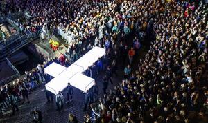 „De EO heeft afscheid genomen van The Passion maar KRO-NCRV, producent MediaWater en de PKN hebben een manier gevonden om het evenement toch te behouden.” Foto: The Passion in Dordrecht in 2019. beeld ANP Kippa, Bart Maat