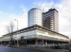 Het hoofdkantoor van De Nederlandsche Bank (DNB) in Amsterdam. beeld ANP, Lex van Lieshout