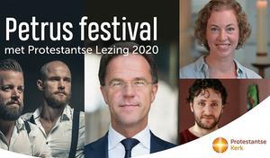 Onderdeel van het festival is de jaarlijkse Protestantse Lezing, dit jaar door minister-president Mark Rutte. beeld PKN