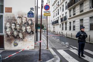 Bij de aanslag op de redactie kwamen in januari 2015 twaalf mensen om. beeld EPA, CHRISTOPHE PETIT TESSON