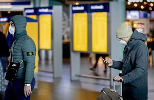 Reizigers op Schiphol. beeld ANP