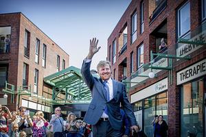 Koning Willem-Alexander in Stein. beeld ANP