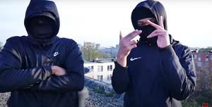 Een screenshot uit de drillrap-video van de doodgestoken Jay-Ronne Grootfaam, aka 'RS' en 'TrappyDemon' (FOG/YouTube)
