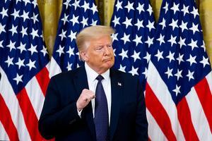 De Amerikaanse president Donald Trump. beeld EPA