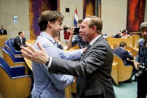 Van der Staaij en Baudet, beeld ANP, Bart Maat