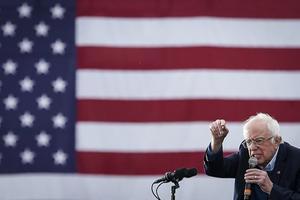 Sanders. beeld AFP