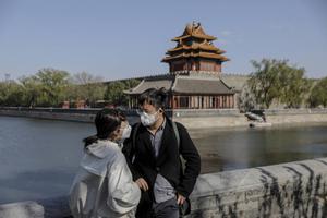 „Er blijven vraagtekens rond het daadwerkelijke aantal besmettingen en overlijdens door corona in China.” Foto: de Verboden Stad in de Chinese hoofdstad Peking. beeld EPA, Wu Hong