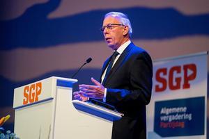 Maarten van Leeuwen, interimvoorzitter SGP, beeld Cees van der Wal.