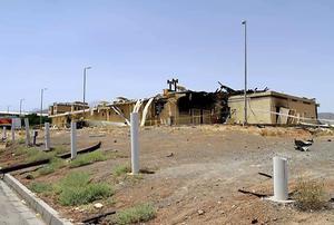Het complex in Natanz. beeld AFP