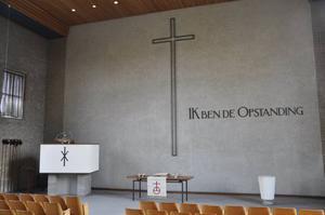 De Opstandingskerk in Rotterdam, waar de hervormde wijkgemeente De Samaritaan samenkomt. beeld RD