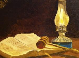 Het Woord alleen is een licht op ons pad en een lamp voor onze voet. Geen schijnwerper voor spannende eindtijdscenario’s. Wel een nooit opdrogende bron van eeuwen omspannende profetie en van praktische levenswijsheid. beeld RD