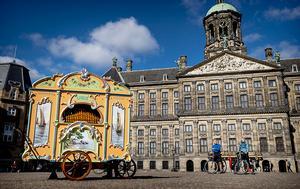 In het centrum van Amsterdam zijn tot 1 november geen straatmuzikanten en dus ook geen draaiorgels welkom. beeld ANP, Koen van Weel
