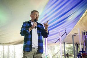 Pavel Rinditsj, voorganger van de evangelische pinksterkerk ”Ambassade van Jezus”. beeld RD