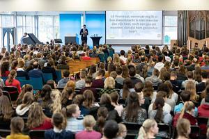 Archiefbeeld van de jongerendag 16- van de Hersteld Hervormde Jongeren Organisatie (HHJO) in 2019. beeld André Dorst