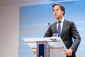 Premier Rutte, beeld ANP, Bart Maat