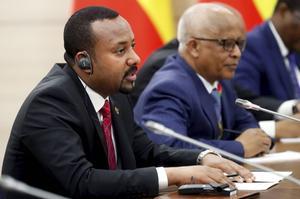 Dinsdag ontvangt de Ethiopische premier Abiy Ahmed de Nobelprijs voor de Vrede. Er is sprake van veel geweld in het land. beeld EPA, Sergei Chirikov