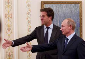 Rutte en Poetin. beeld ANP