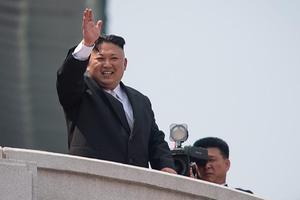 Kim Jong-un. beeld AFP, Ed Jones