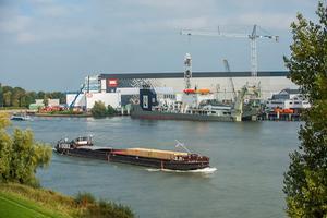 Scheepswerf van Royal IHC in Kinderdijk. beeld Cees van der Wal