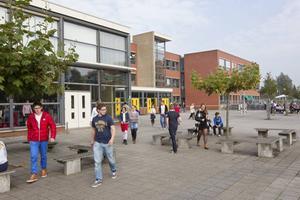 Reformatorische scholen liggen onder vuur vanwege hun standpunt over homoseksualiteit. Foto: de reformatorische Gomarus Scholengemeenschap in Gorinchem. beeld RD, Anton Dommerholt