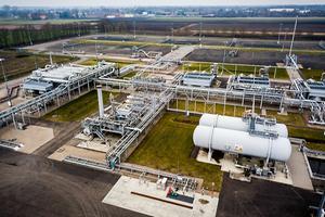 Gaswinningslocatie van de NAM in Muntendam. beeld ANP SEM VAN DER WAL