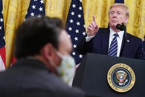 Trump. beeld AFP