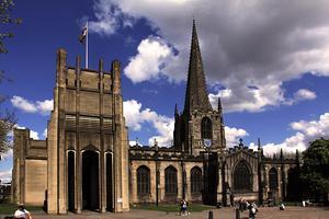 Sheffield Cathedral. beeld Wikimedia