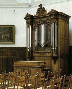 Van den Heuvel werd geïnspireerd door Cavaillé-Coll voor het koororgel in de Martinikerk Sneek. beeld Reliwiki
